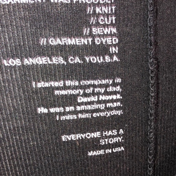 Good hYOUman. size small black shark bite top - Picture 7 of 8